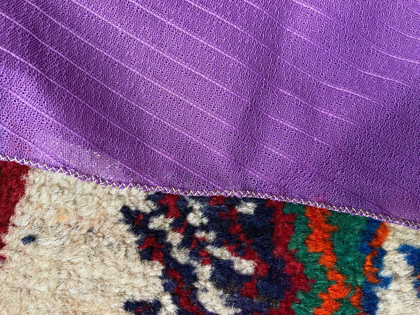 Vintage 1970s Homemade Purple Grecian Midi Dress
