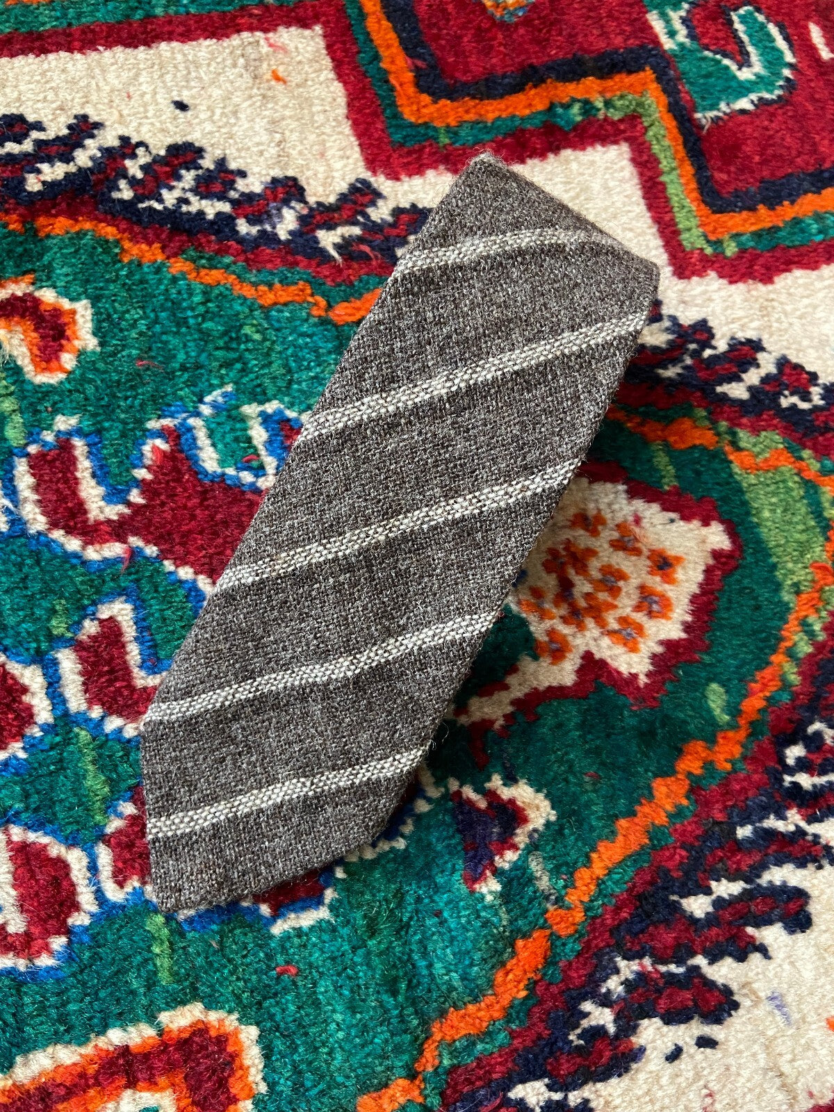 Vintage Brown Jacob Wool Tie