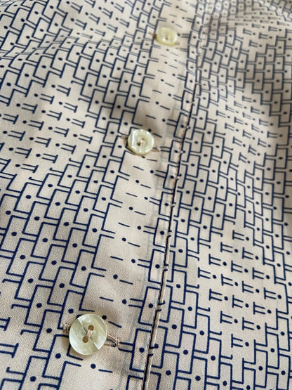 Vintage 1980s Peach Italian Short Sleeve Shirt