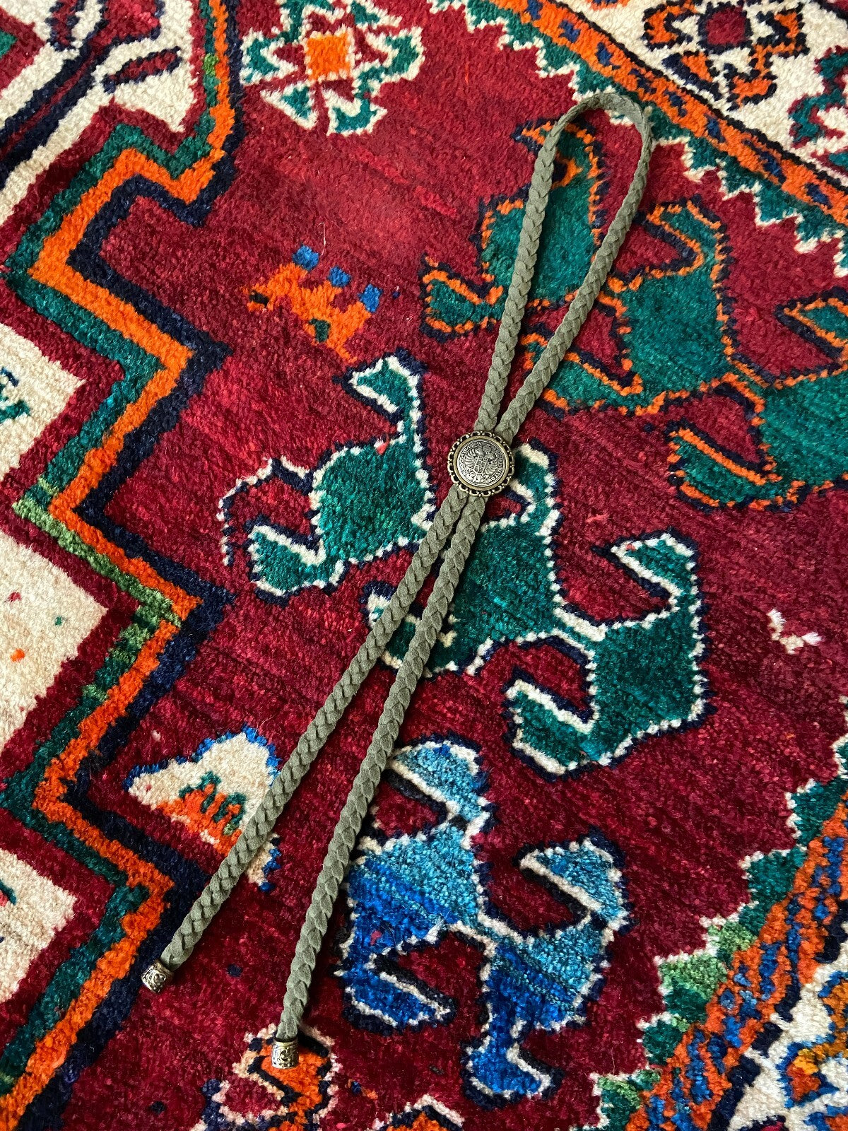 Vintage Maria Theresa Thaler Alpine Western Bolo Tie