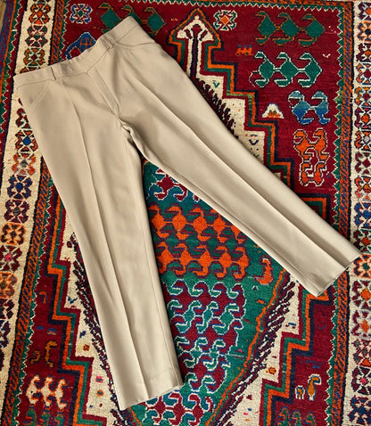 Vintage 1970s Beige C&A Trousers W36/L31