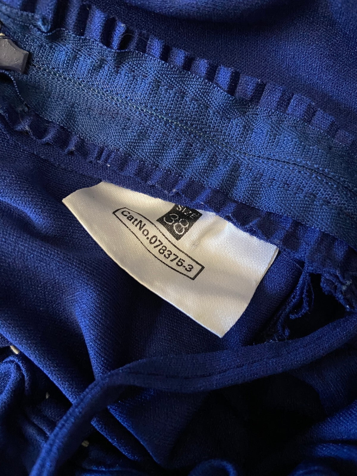 Vintage 1970s Navy Strappy Disco Dress