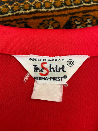 Vintage 1970s Red Perma-Prest Shirt