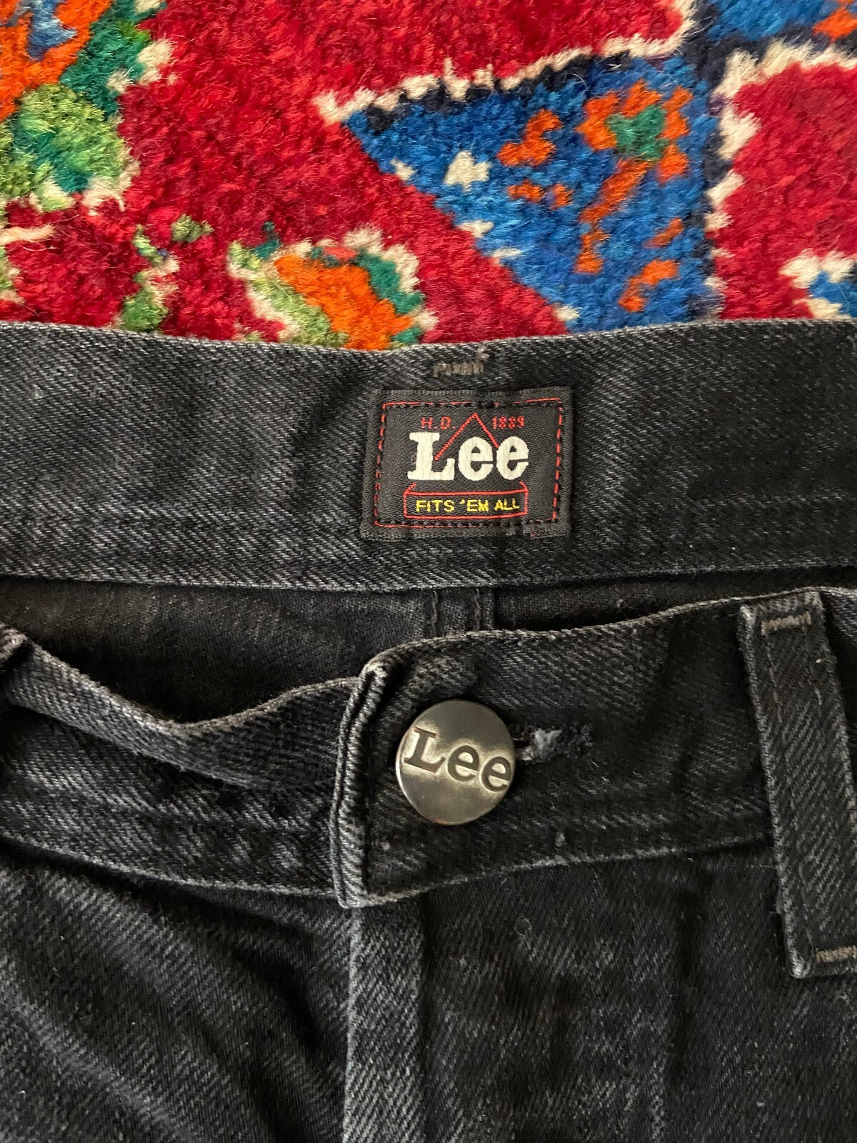 Y2K Flared Black Lee Jeans W32 / L30