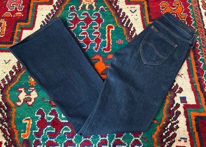 Lee Blue Chaffee Flared Jeans W28