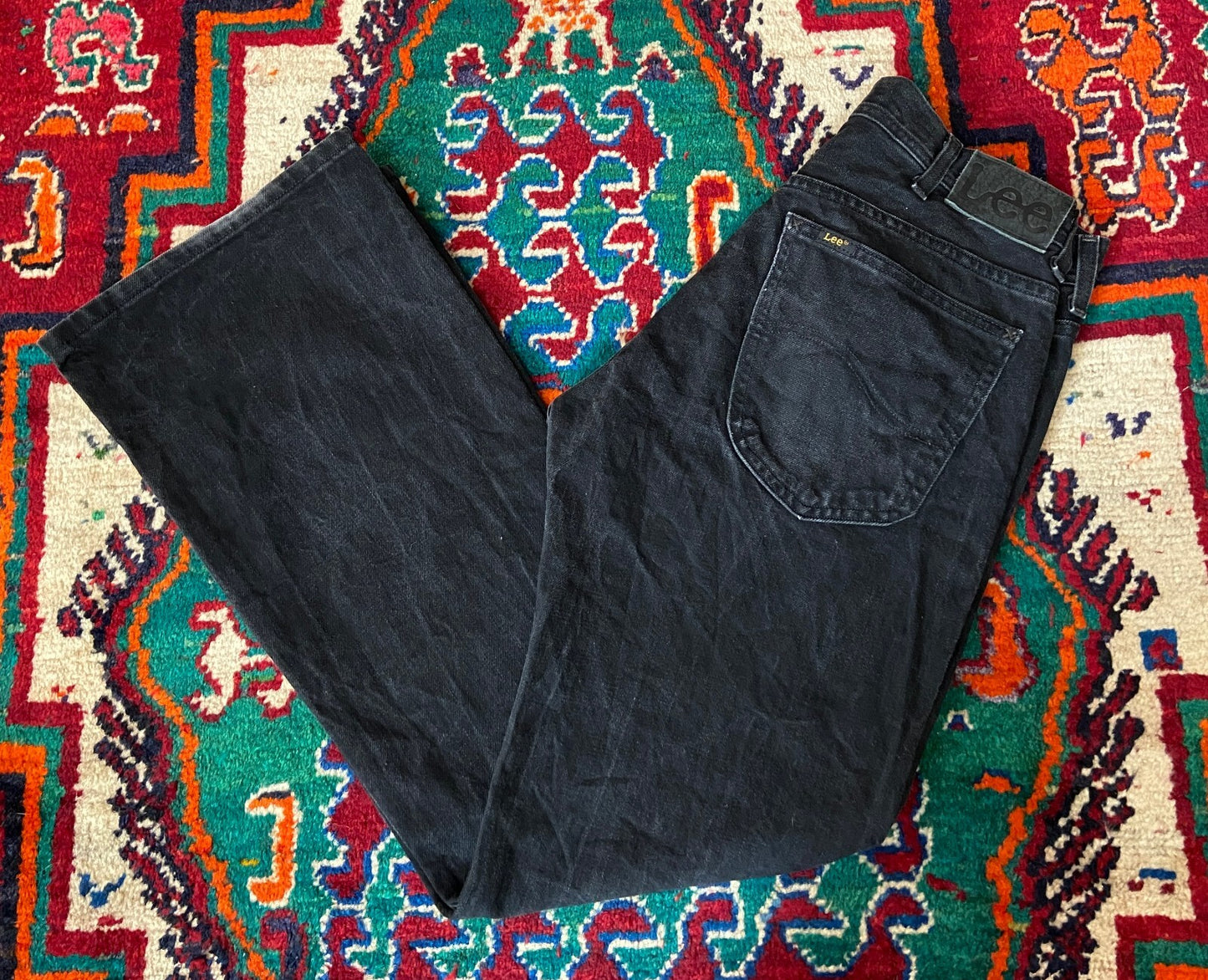 Y2K Flared Black Lee Jeans W32 / L30