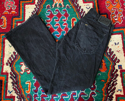 Y2K Flared Black Lee Jeans W32 / L30