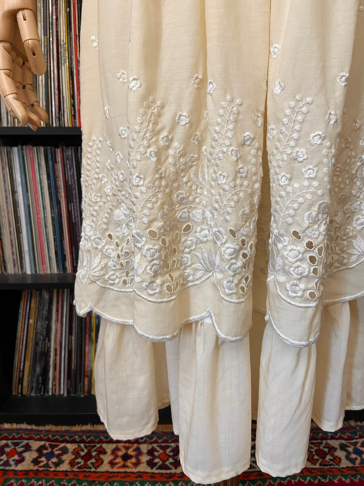 Vintage 1980s Layered Prairie Skirt