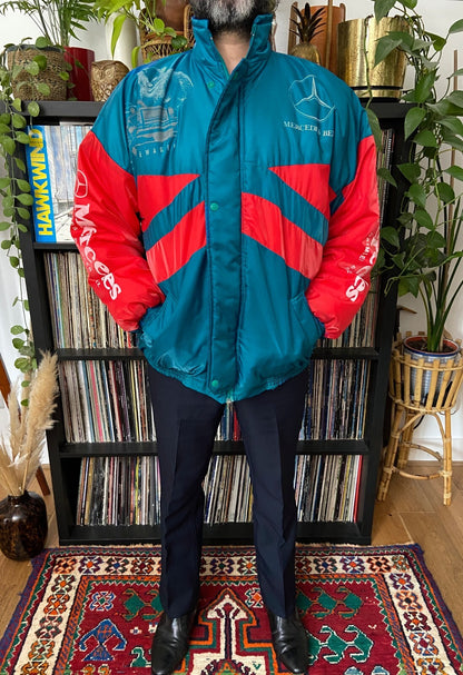 Vintage 90s Mercedes Puffer Jacket