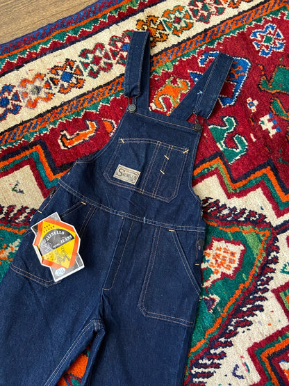 Vintage 1970s Deadstock Salinello Dungarees W24