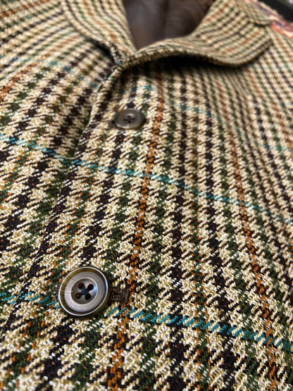 Vintage 1970s Gun Club Tweed Hunting Blazer Jacket