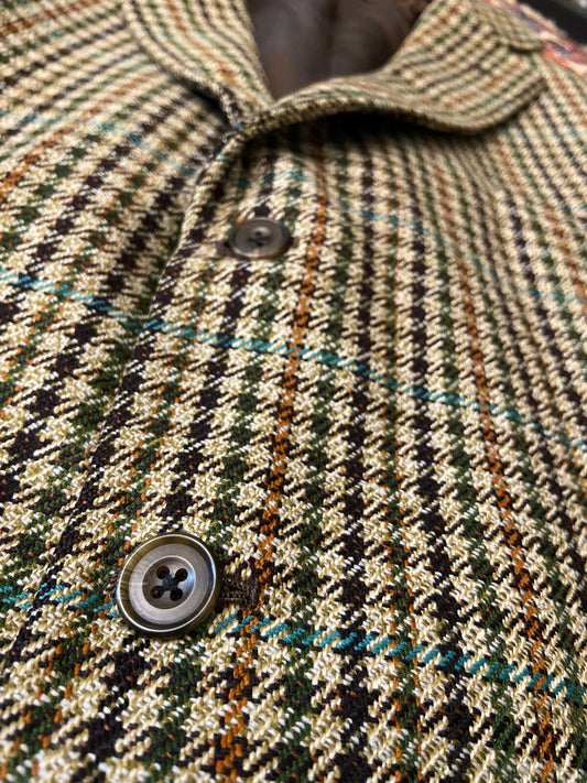 Vintage 1970s Gun Club Tweed Hunting Blazer Jacket
