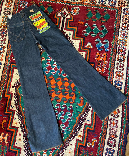 Vintage 1970s Roy Roger's Deadstock Bell Bottom Jeans W25