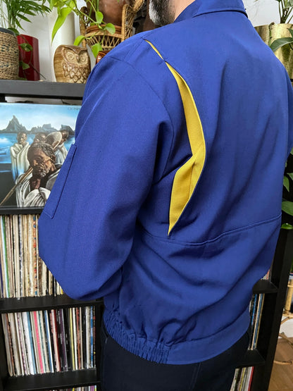 Vintage Electric Blue Japanese Worker Jacket