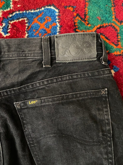 Y2K Flared Black Lee Jeans W32 / L30
