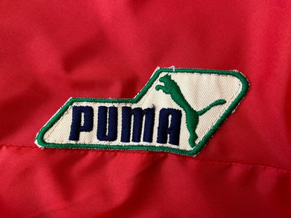 Vintage 1970s Red Puma Hooded Windbreaker