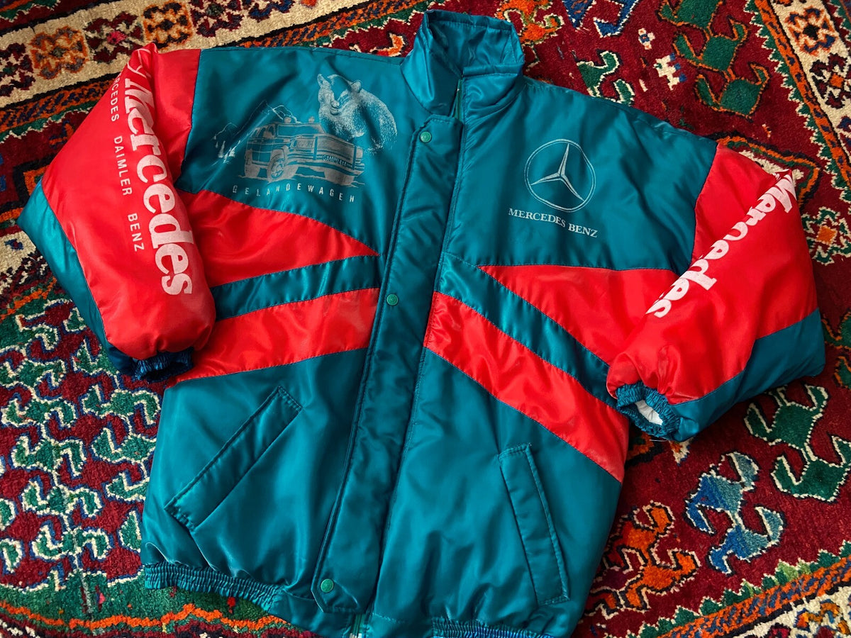Vintage 90s Mercedes Puffer Jacket