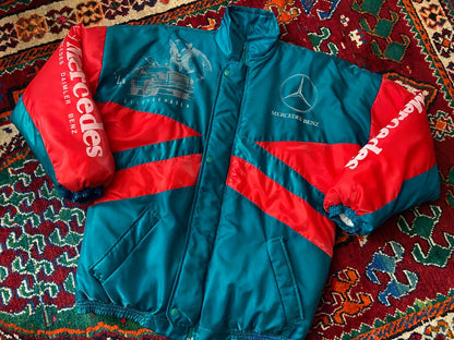 Vintage 90s Mercedes Puffer Jacket