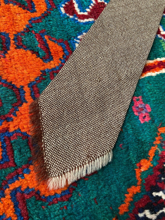 Vintage 1970s Rustic Welsh New Wool Tie