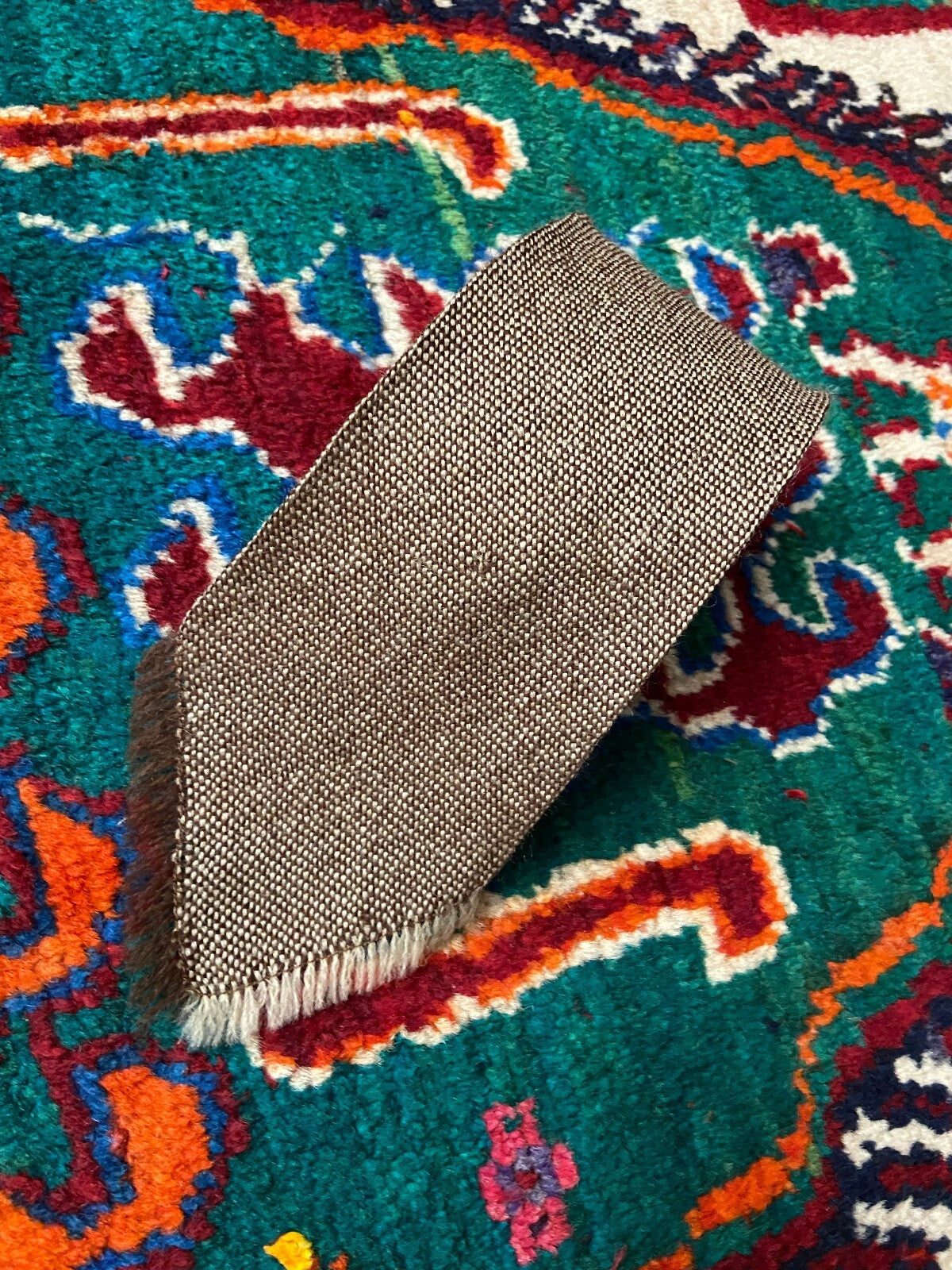 Vintage 1970s Rustic Welsh New Wool Tie