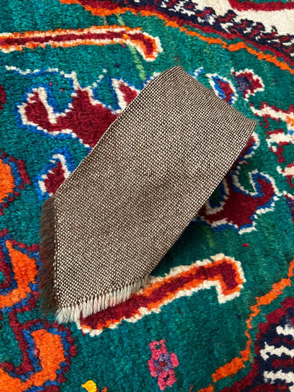 Vintage 1970s Rustic Welsh New Wool Tie