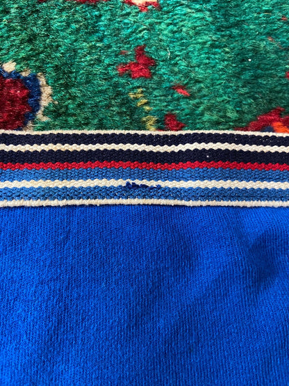 Vintage 1970s Bright Blue High Waisted Swim Shorts