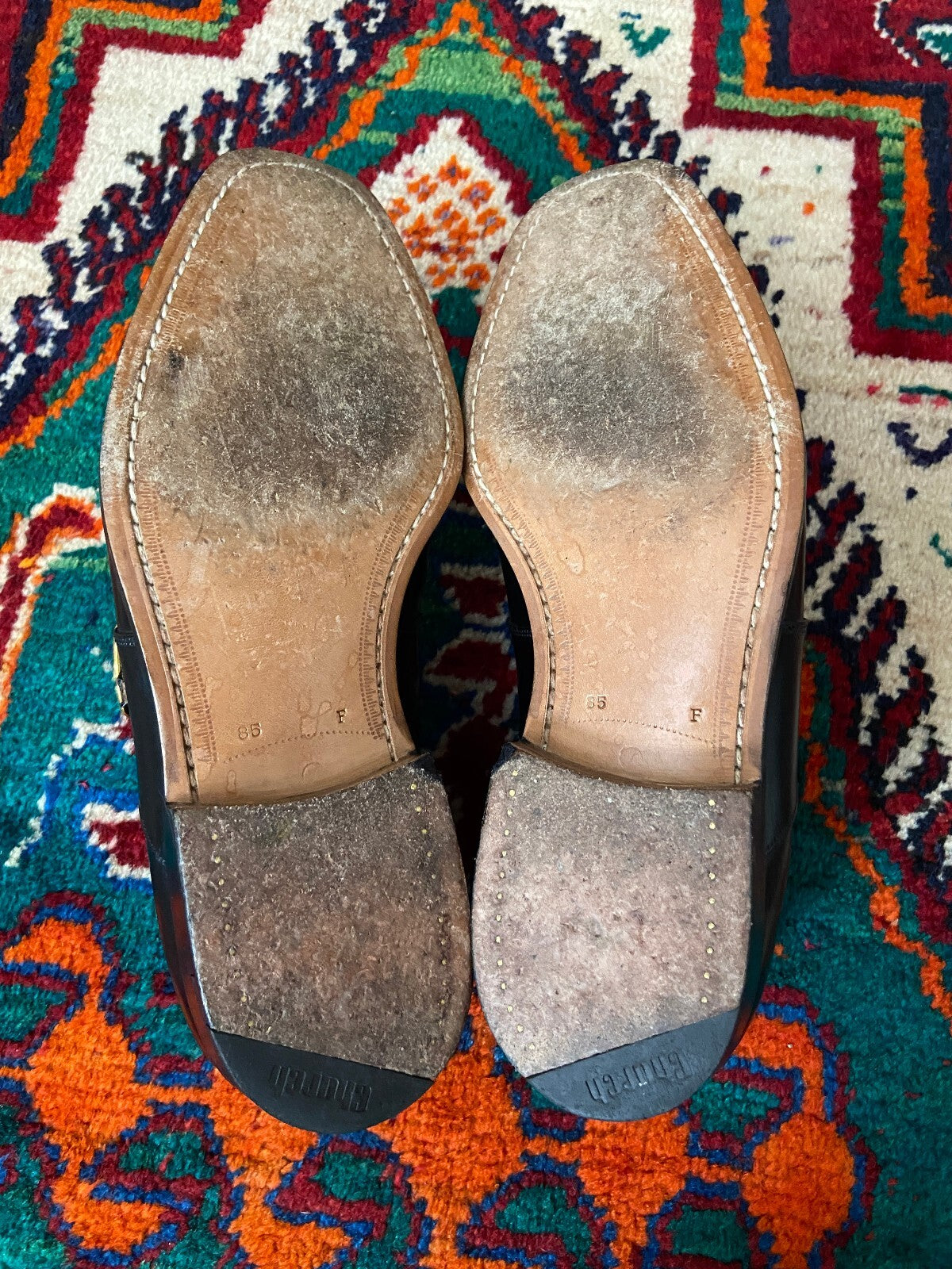 Vintage Millennium 2000 Church's Monk Strap Shoes UK 8.5 - 9