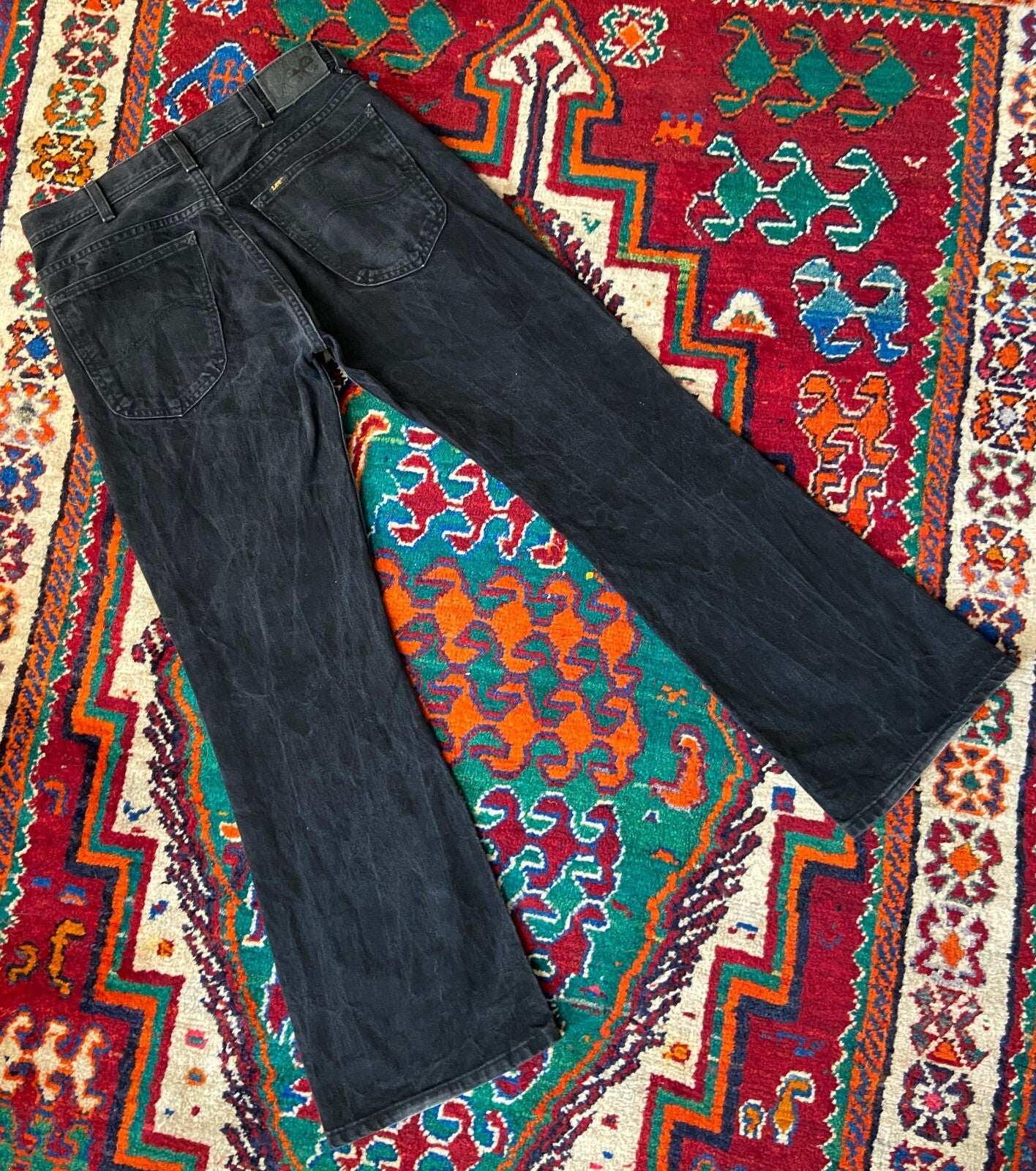 Y2K Flared Black Lee Jeans W32 / L30