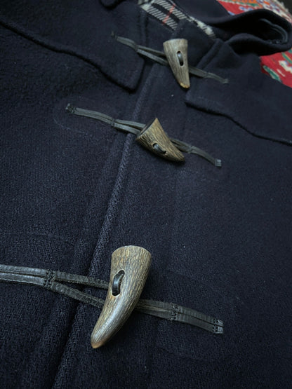 Vintage 90s Navy Burberry Duffle Coat