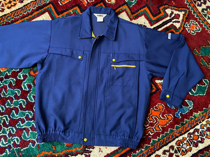 Vintage Electric Blue Japanese Worker Jacket
