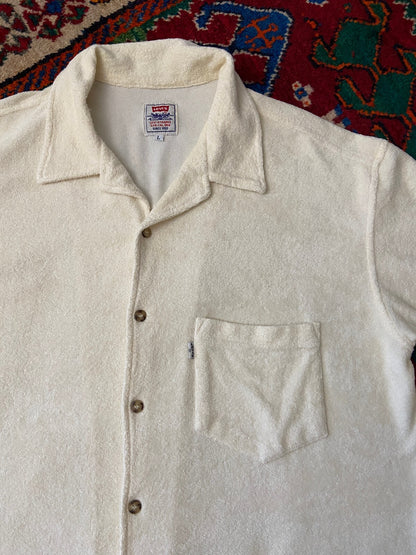 Vintage 90s Camp Collar Terry Levi's Shirt