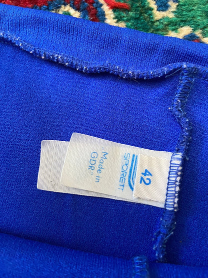 Vintage 1970s Blue Track Shorts W31