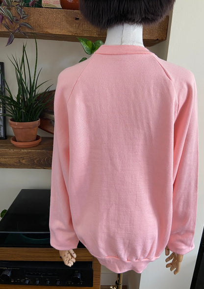 Vintage 1980s Pink Wrangler Sweatshirt