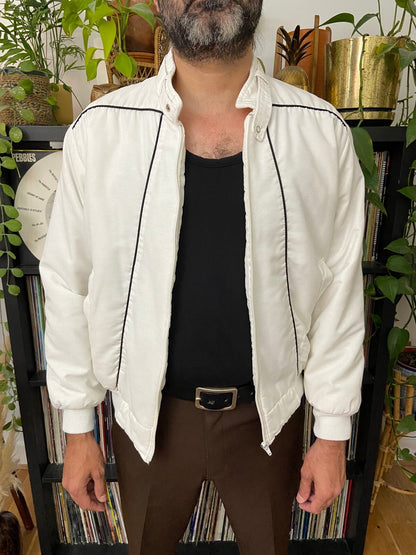Vintage 1970s White Ski Jacket