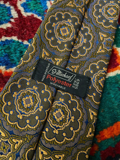 Vintage 1960s St Michael Woven Pattern Tie