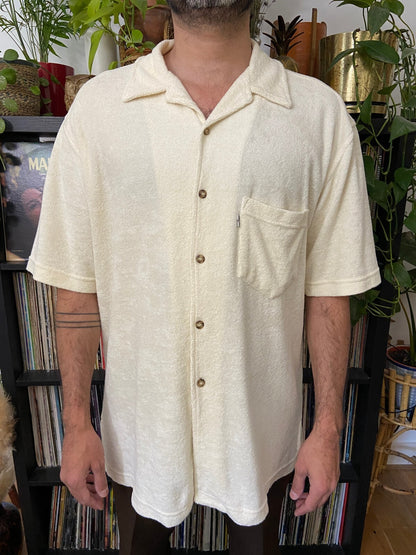 Vintage 90s Camp Collar Terry Levi's Shirt