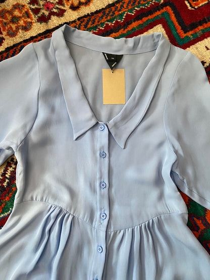 Shape Shiftr Powder Blue Mini Dress