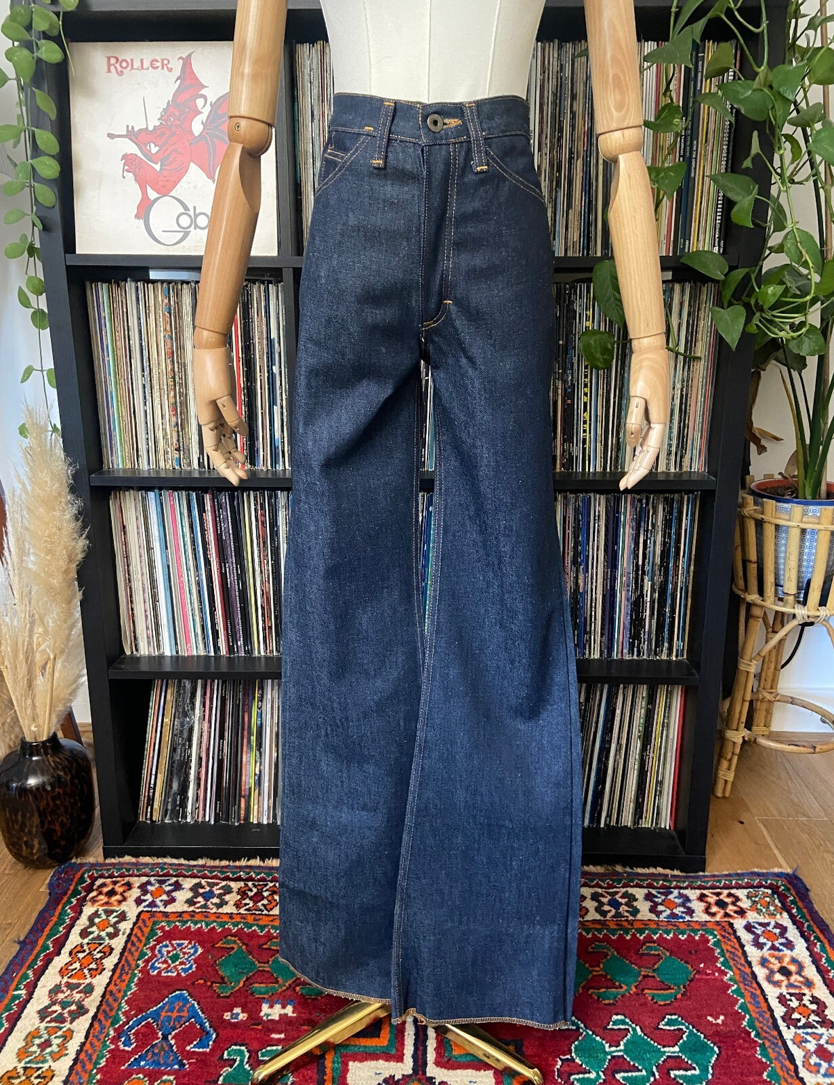 Vintage 1970s Roy Roger's Deadstock Bell Bottom Jeans W25