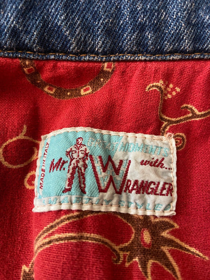 Vintage 90s Mr Wrangler Padded Denim Jacket