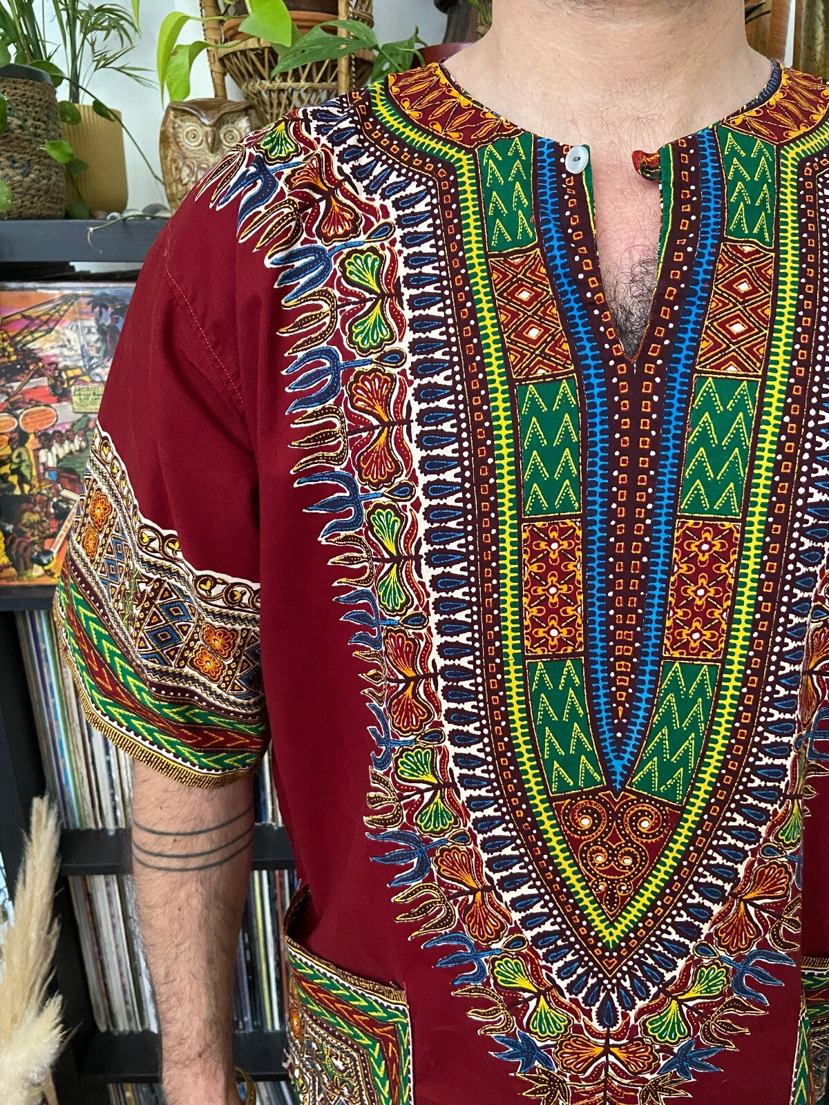 Vintage Dutch Java Print Dashiki