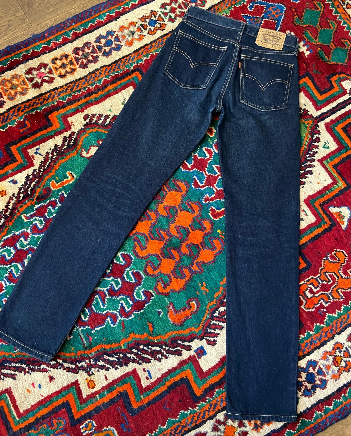 Vintage 90s Levis 611 Orange Tab Straight Leg Jeans W28
