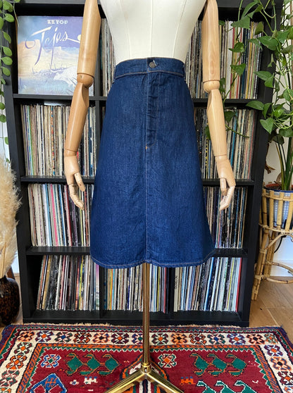 Vintage 1980s Levis Orange Tab Denim Skirt