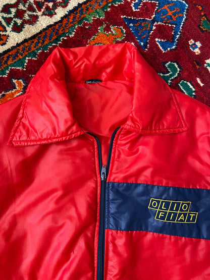 Vintage 1980s Benning Olio Fiat Puffer Jacket