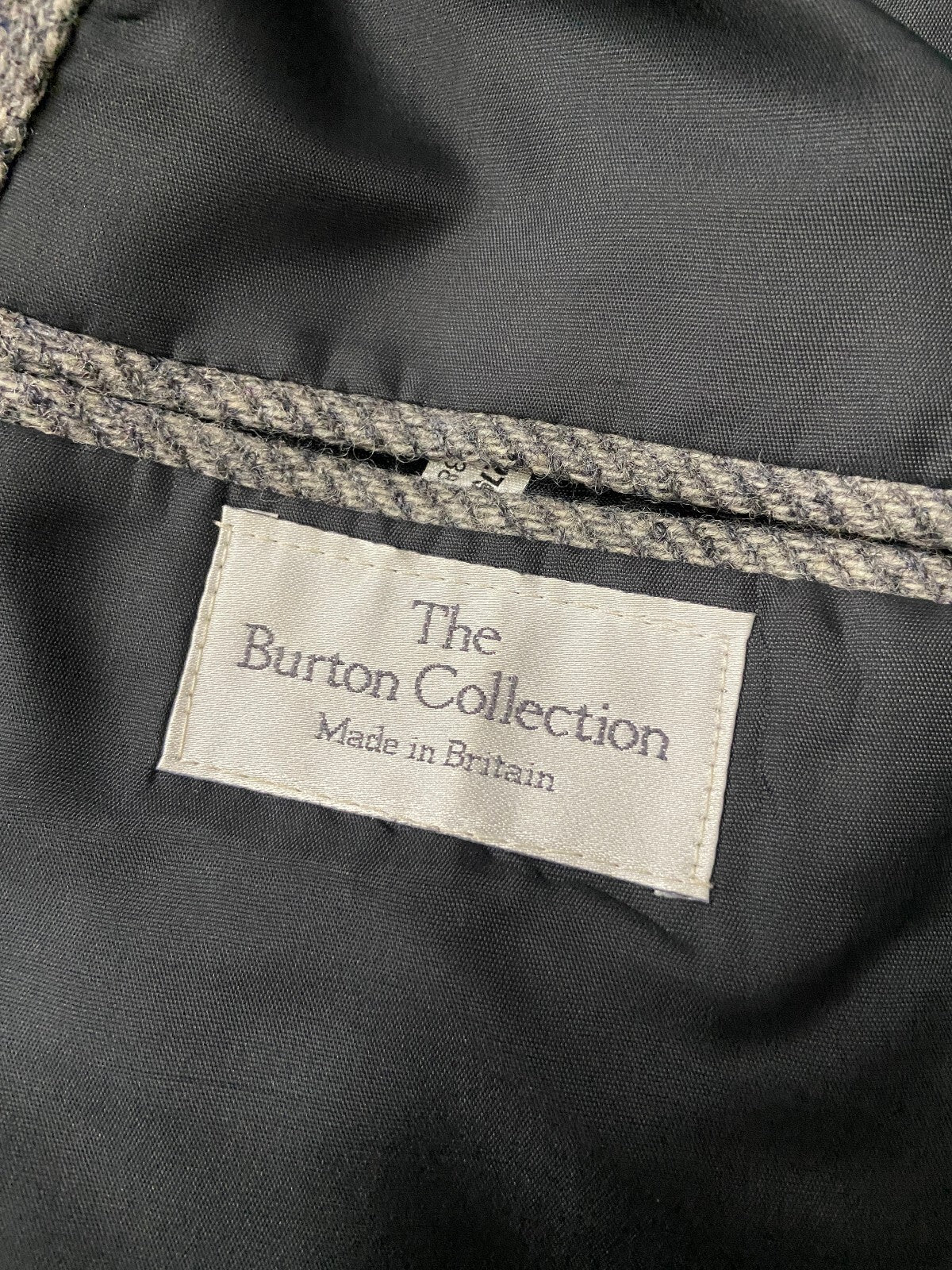 Vintage 1980s Burton Collection Tweed Blazer Jacket