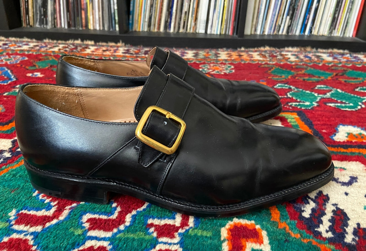 Vintage Millennium 2000 Church's Monk Strap Shoes UK 8.5 - 9