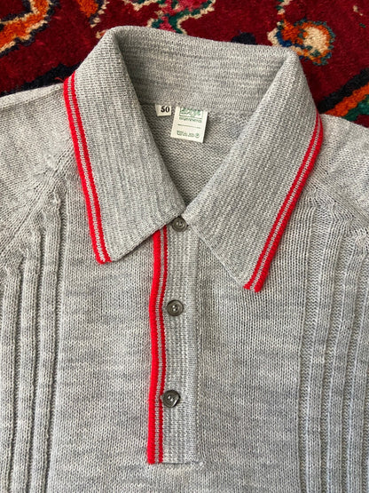 Vintage 1970s Italian Collared Jumper