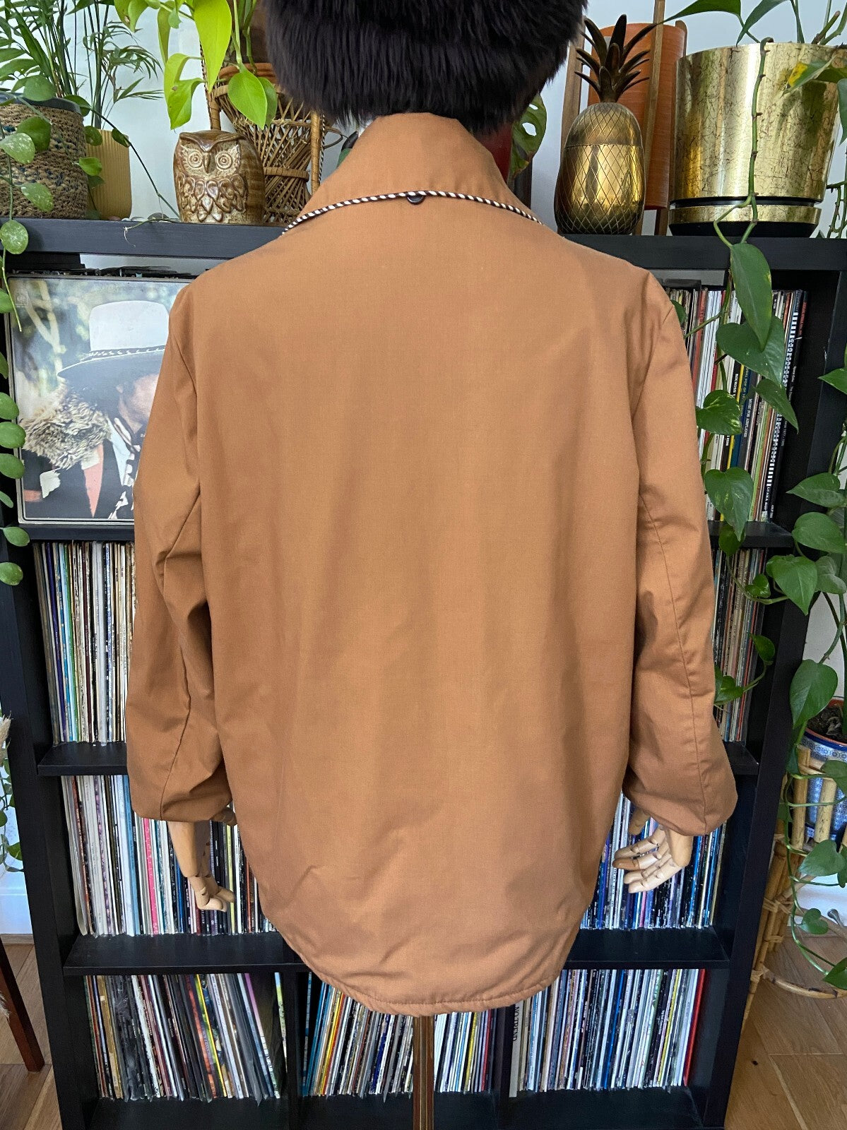 Vintage 1970s Tobacco Zip Up Jacket