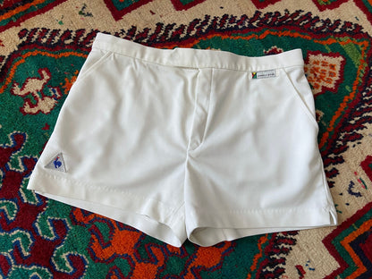 Vintage 1980s Le Coq Sportif Yannick Noah Tennis Shorts