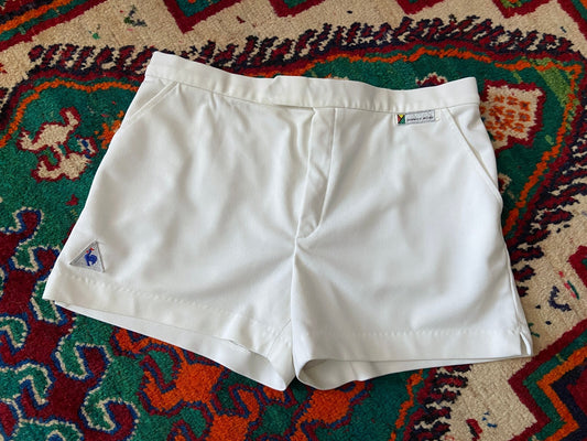 Vintage 1980s Le Coq Sportif Yannick Noah Tennis Shorts