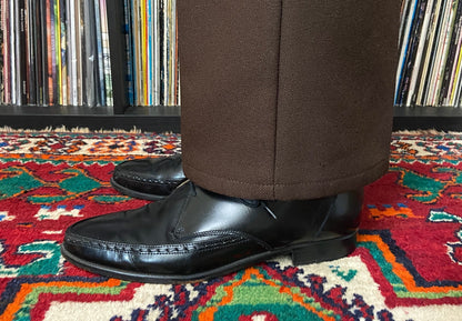 Vintage Black 1980s Lotus Shoes UK 8